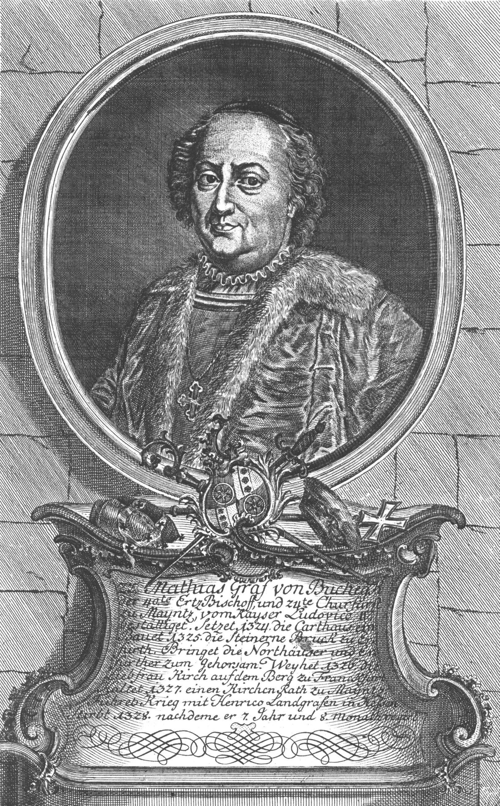Matthias von Buchegg, gezeichnet von Wilhelm Christian Rücker, ca. 1774 (c) Wilhelm Christian Rücker / IMKG