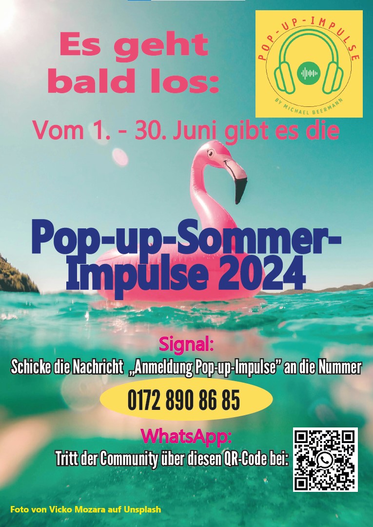 Es geht bald los - Pop-up-Sommerimpulse 24