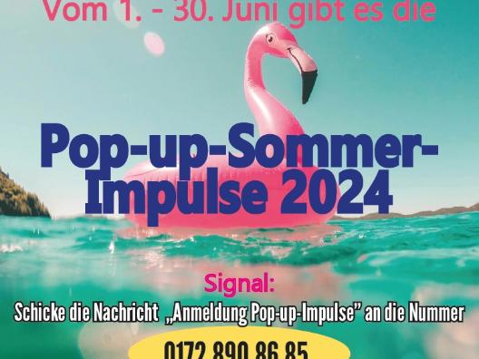 Es geht bald los - Pop-up-Sommerimpulse 24