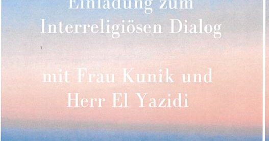 Einladung zum interreligiösen Dialog im Themen des ökumenischen