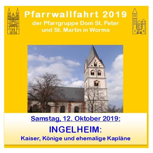 Pfarrwallfahrt Ingelheim 2019