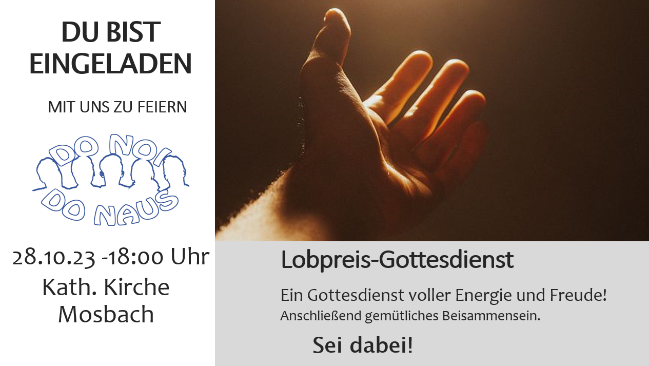 Lobpreisgottesdienst 28 10 2023