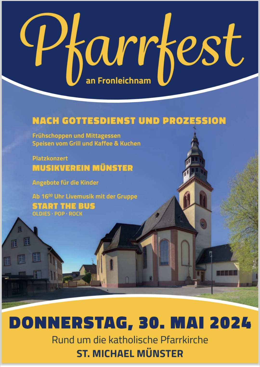 Plakat Pfarrfest 2024