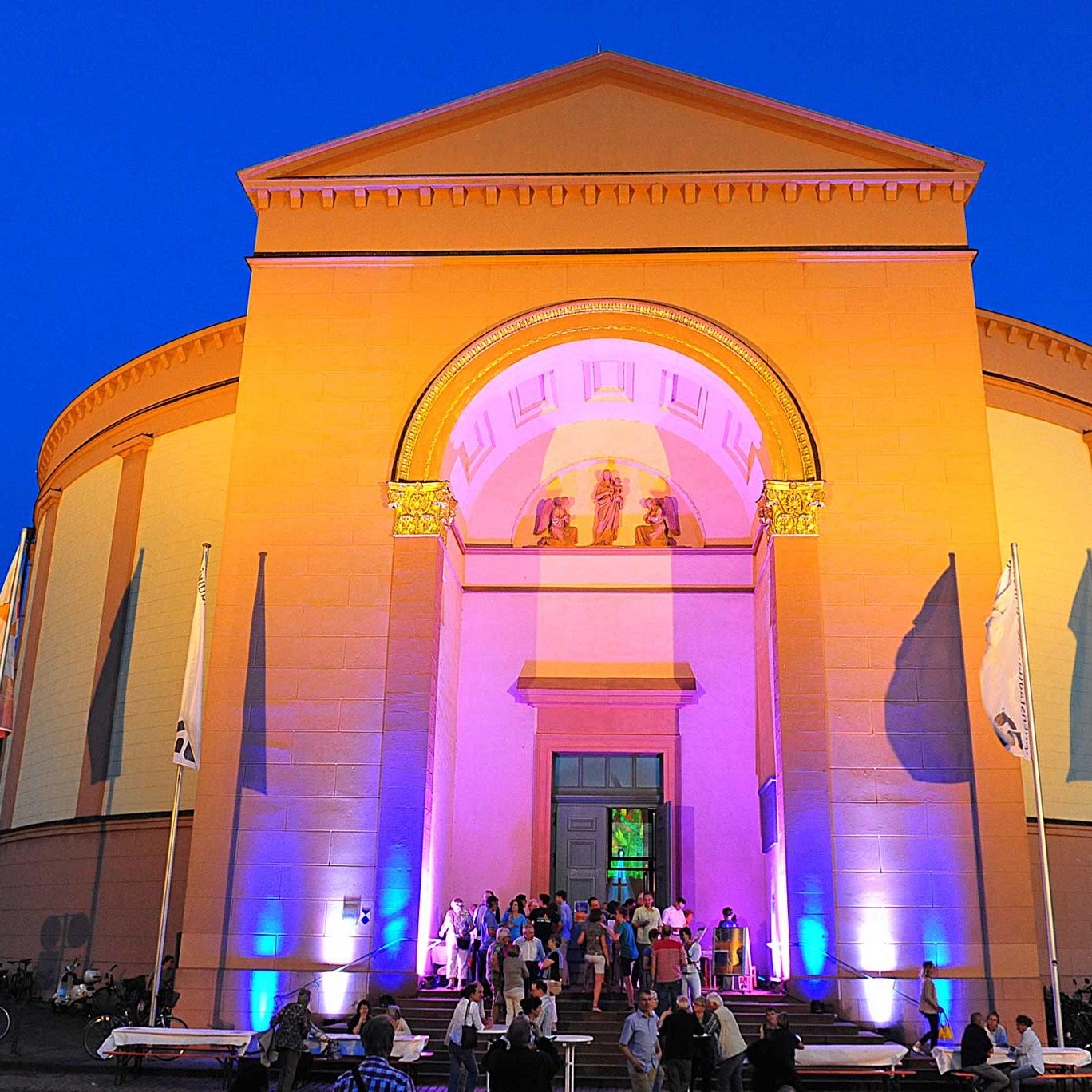 Darmstadt St. Ludwig bei der Nacht der Kirchen am 23. Juni 2017