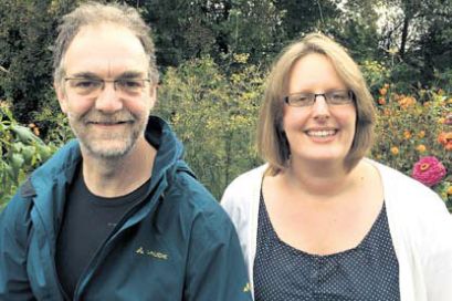 Freuen sich auf die ökumenische Woche „Übers Danken“ bei der Landesgartenschau: Anke Schwalbenhofer und Markus Horn. Foto: privat