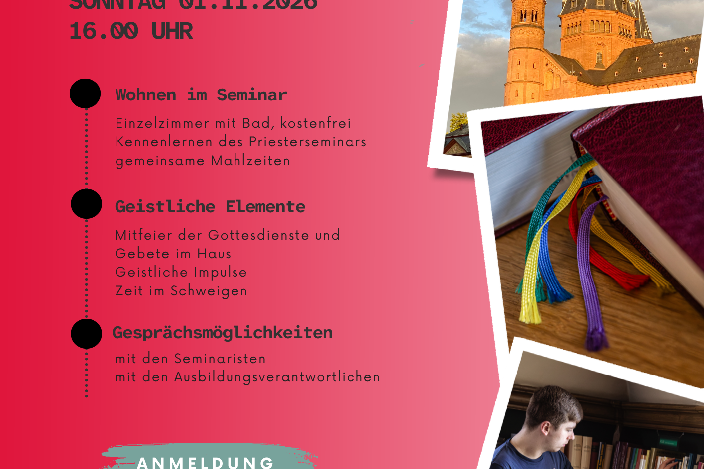 Info Wochenende im Priesterseminar 2026