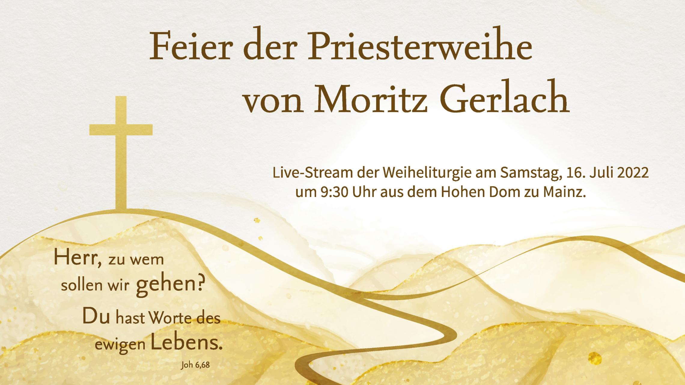 Livestream der Priesterweihe am 16. Juli aus dem Mainzer Dom