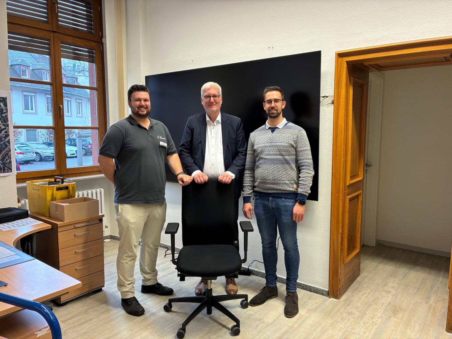 Vlnr: Ryan Marrified, Andreas Ständer, Patrick Bleisinger (c) Bistum Mainz