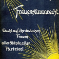 Broschüre Verein Frauenstimmrecht. Titelblatt: Lida Gustava Heymann: Gleiches Recht,  Frauenstimmrecht. München 1907, Cover. Bestand Archiv der deutschen Frauenbewegung Kassel