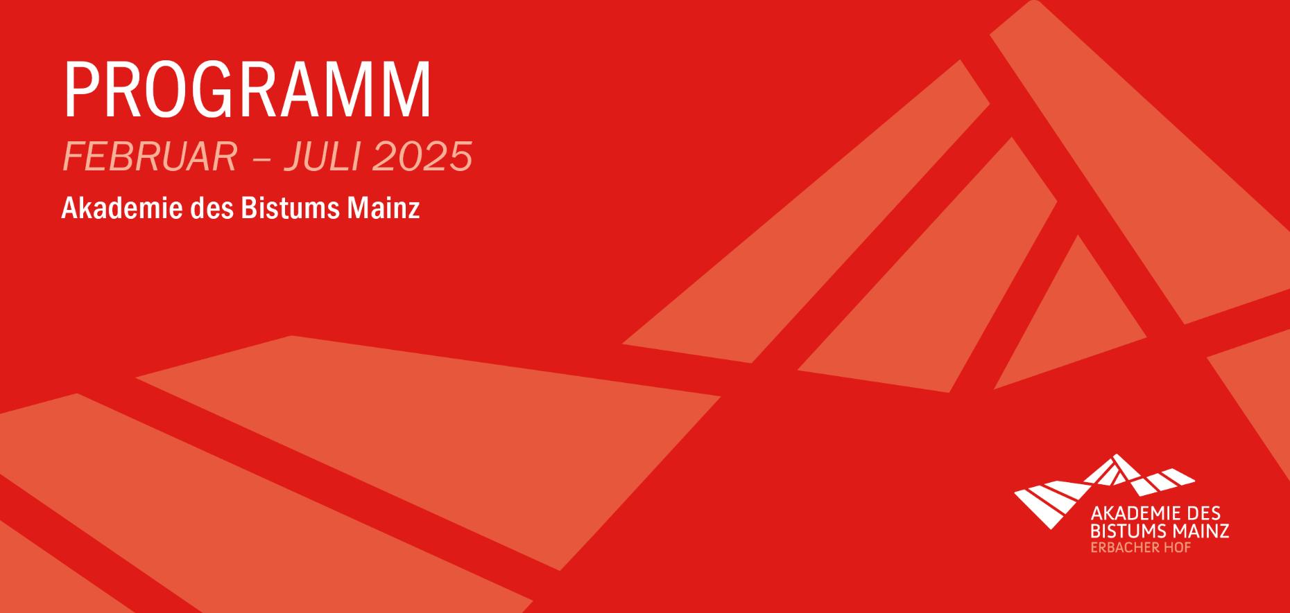 Halbjahresprogramm_2025_Titel (c) Akademie Bistum Mainz