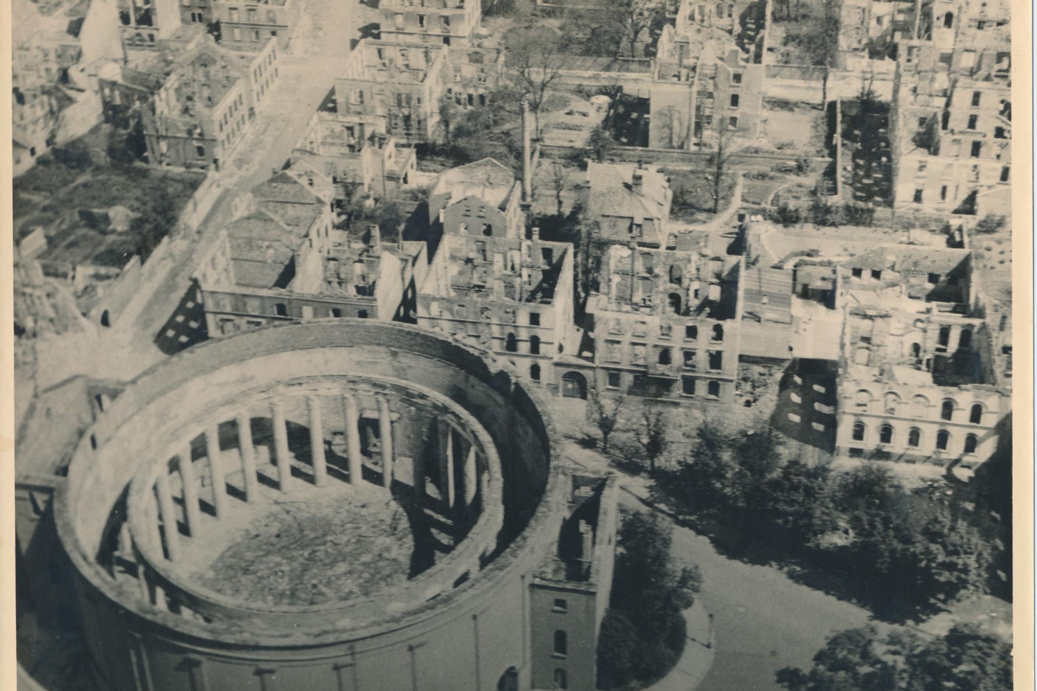 Zerstörte Kirche St. Ludwig: Kriegsende in Darmstadt