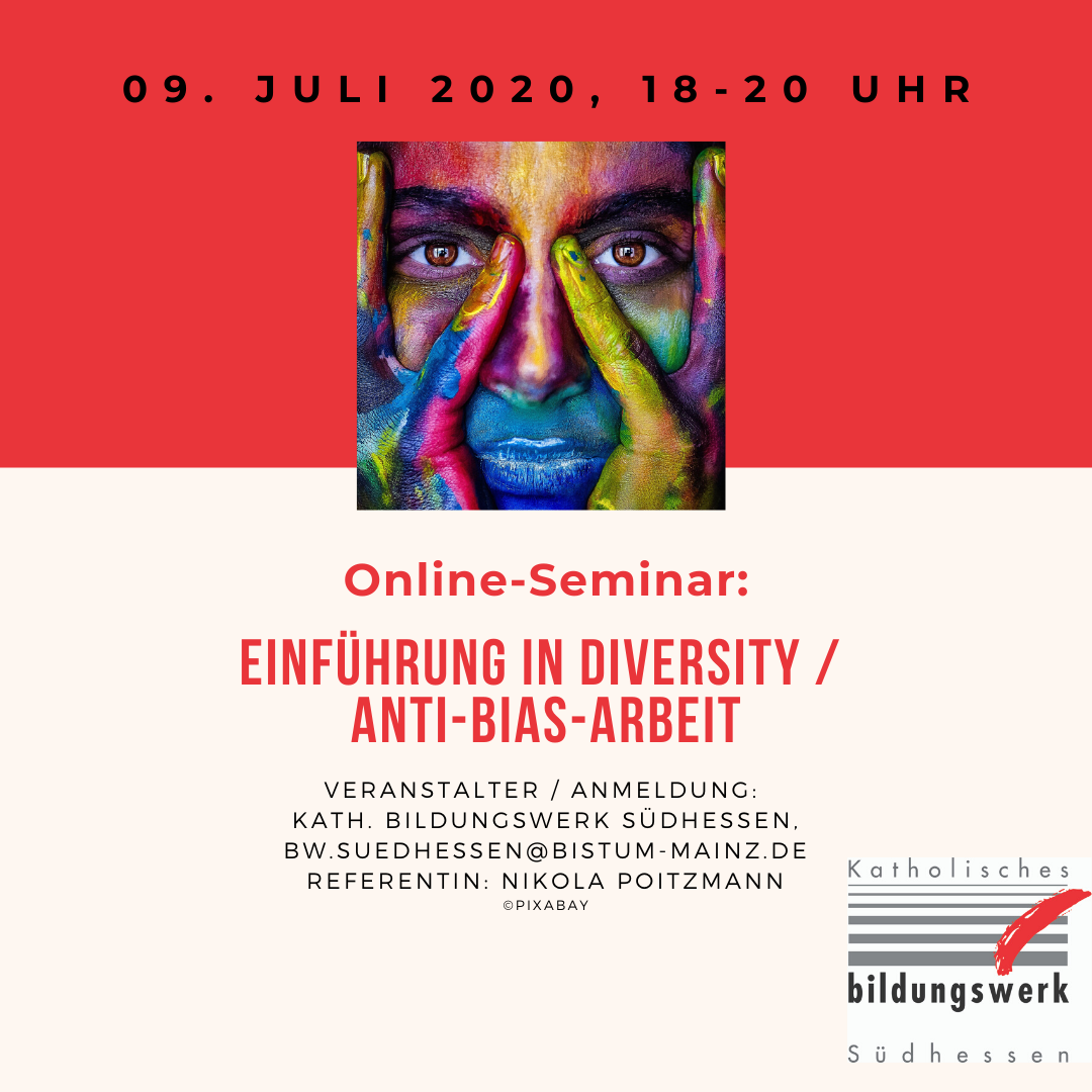 Online Seminar Einfuhrung In Anti Bias Diversity 09 Juli 2020 Bildungswerk Sudhessen