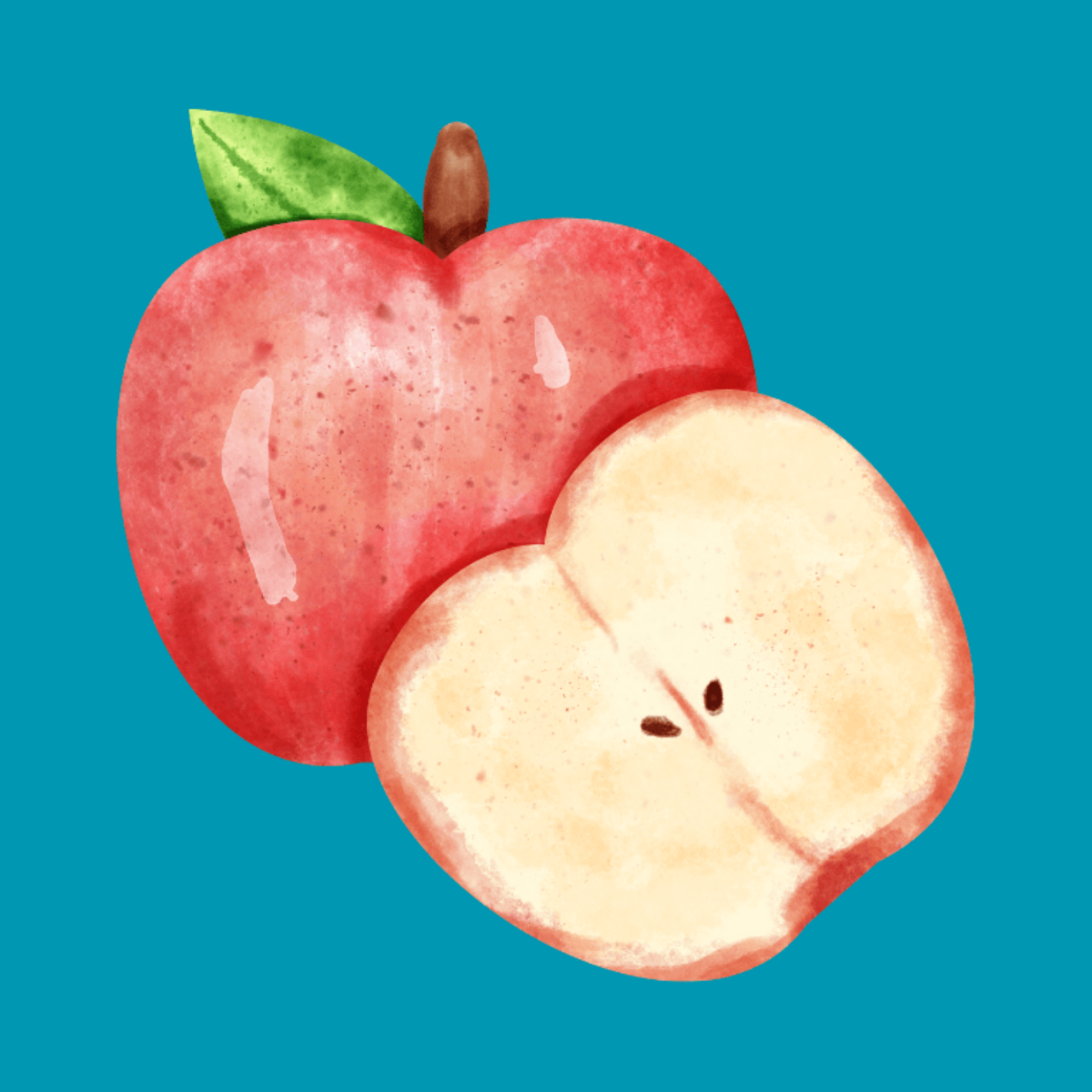 Äpfel_Aquarell
