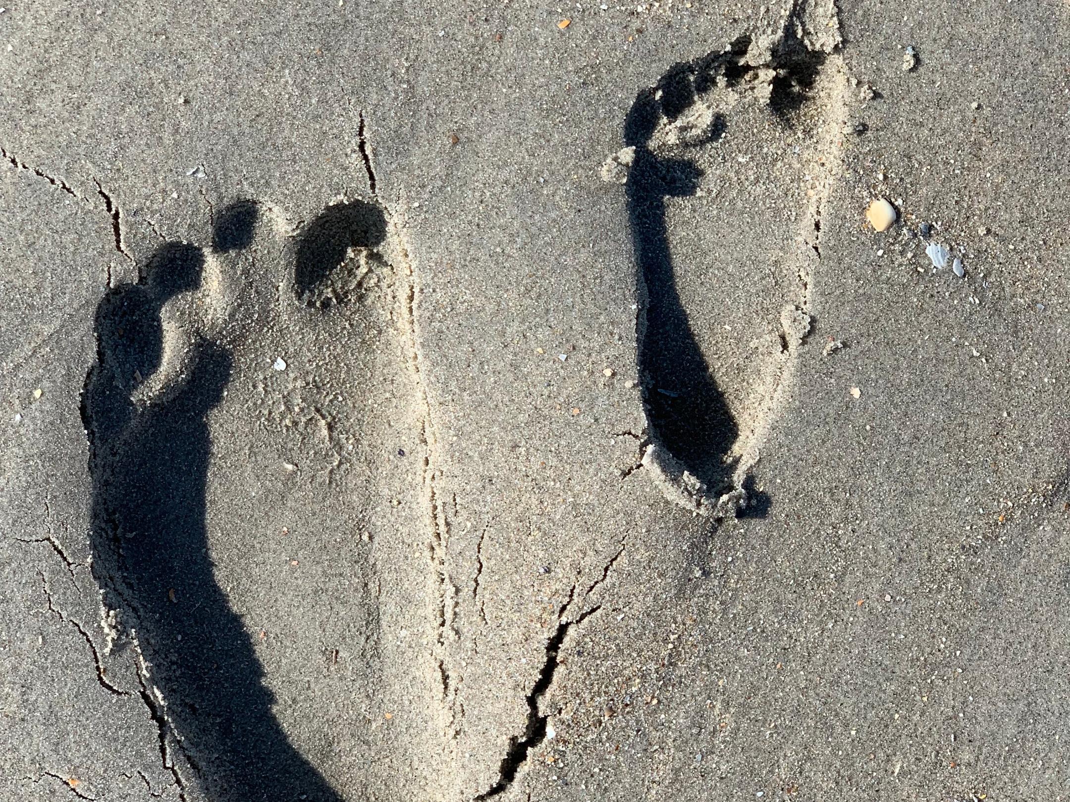 Fußspuren