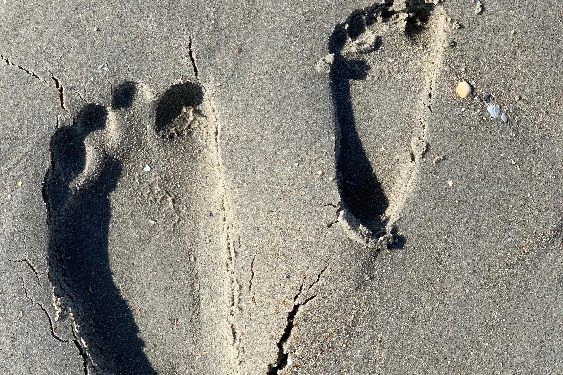 Fußspuren