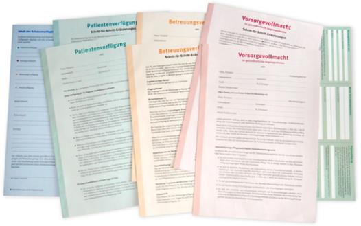 Vorsogeverfügungen-Formulare