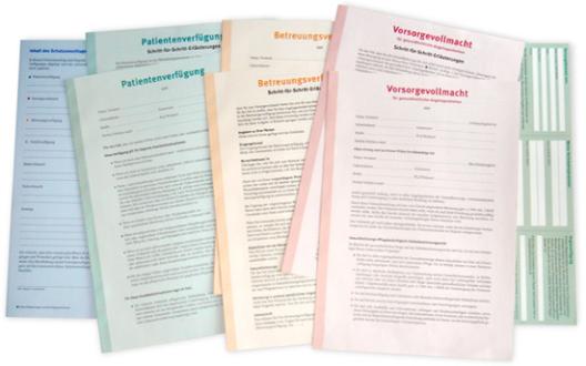 Vorsogeverfügungen-Formulare