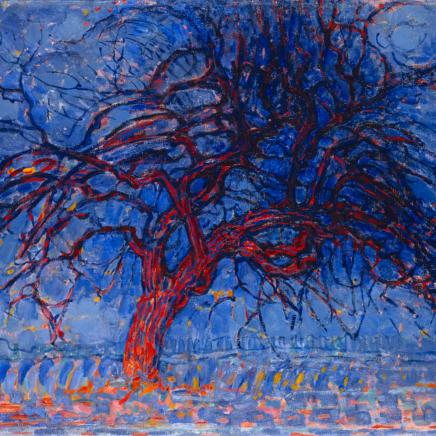 Piet_Mondrian,_1908-10,_Evening;_Red_Tree_(Avond;_De_rode_boom),_oil_on_canvas,_70_x_99_cm,_Gemeentemuseum_Den_Haag