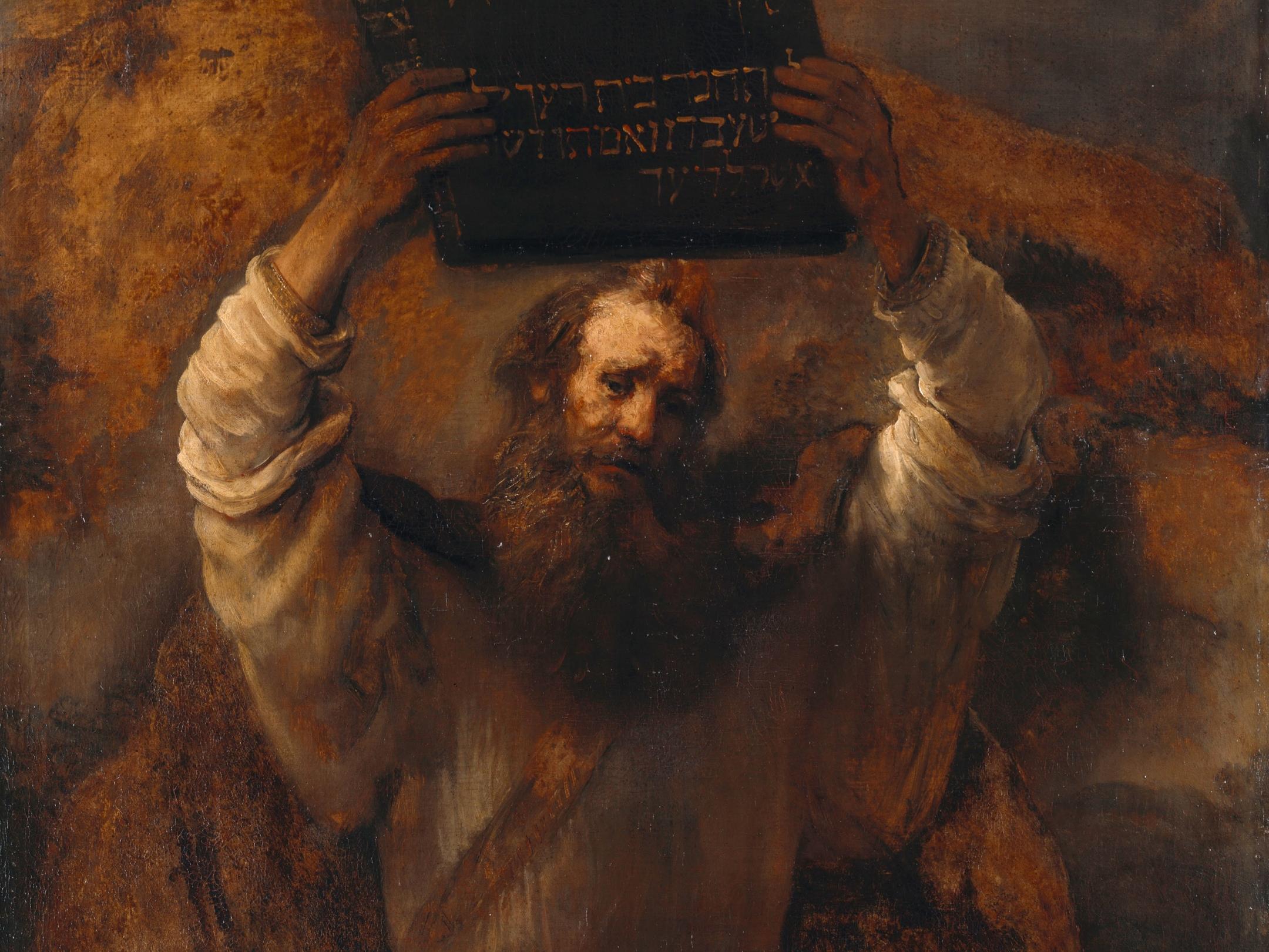 Rembrandt Mose zerschmettert