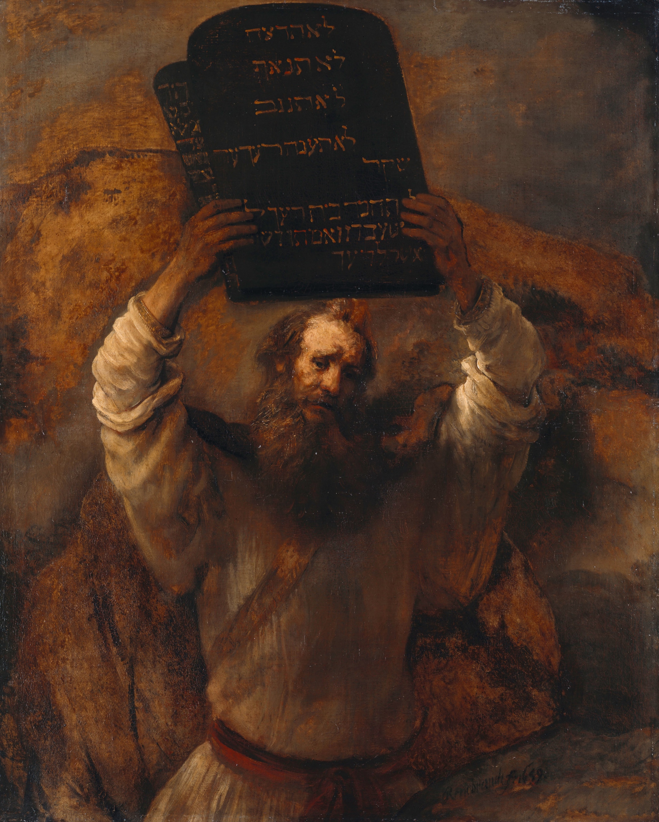 Rembrandt Mose zerschmettert