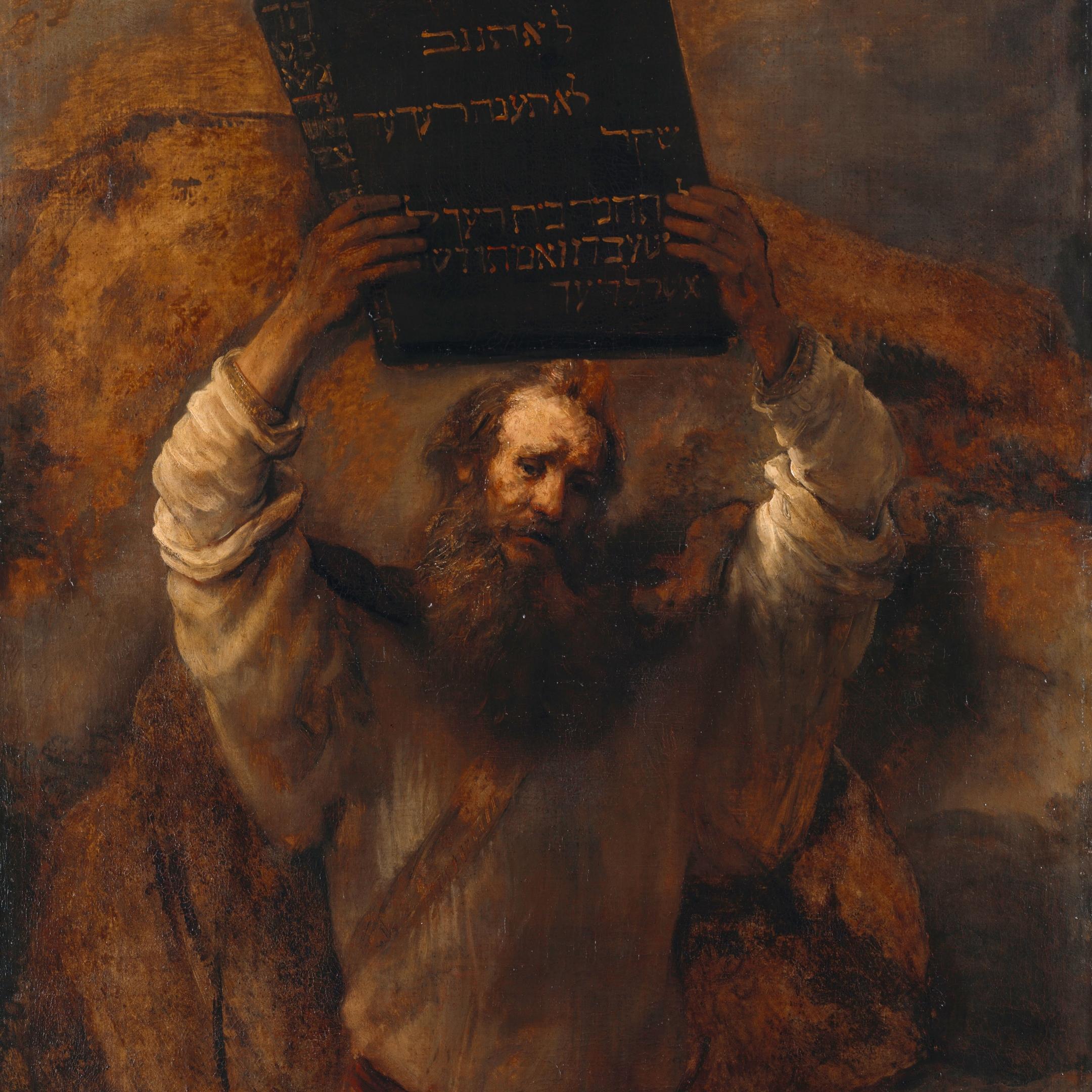 Rembrandt Mose zerschmettert