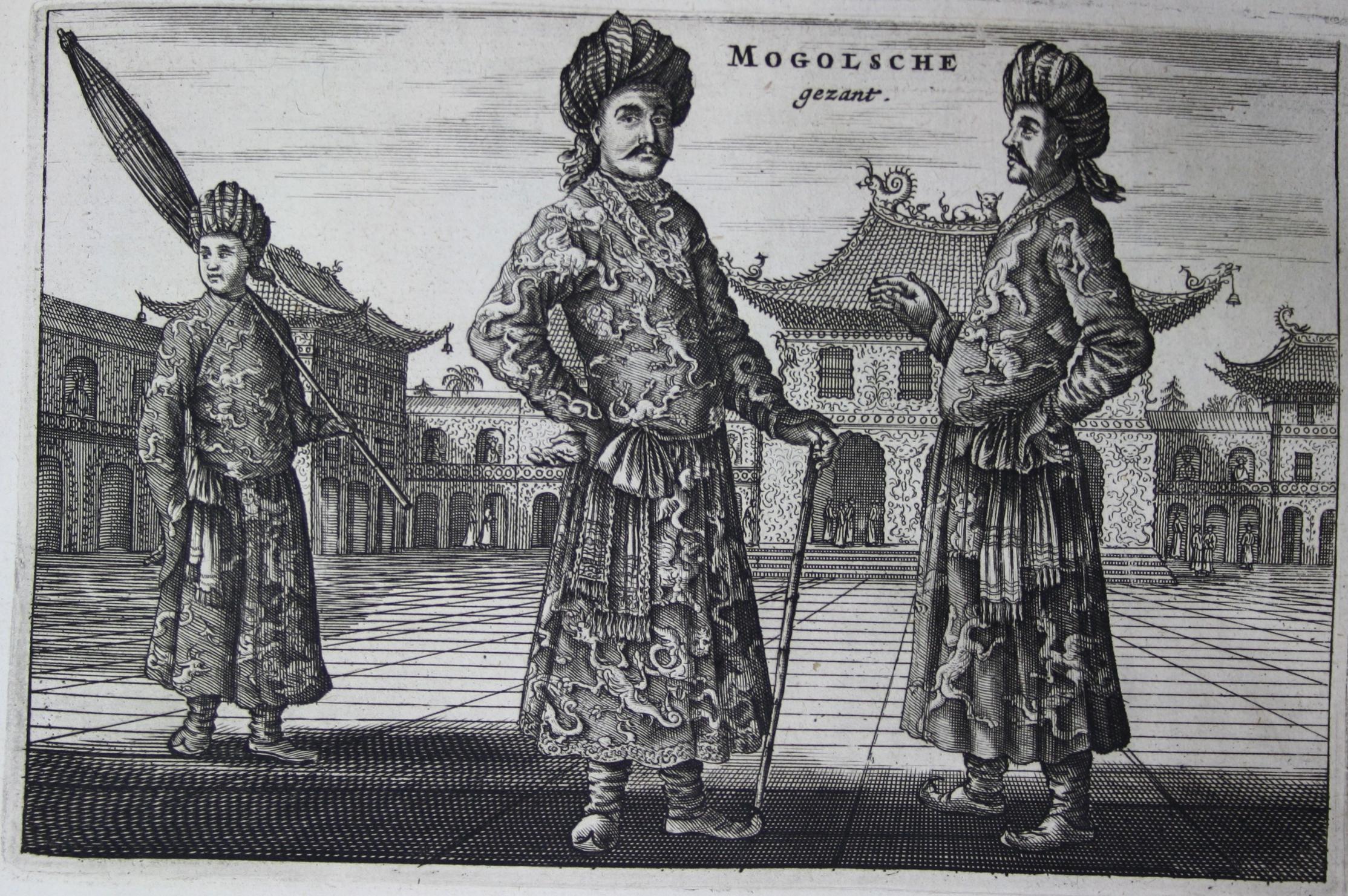 Mongolen - Joan Nieuhof, Het Gesantschap Der Neerlandtsche Oost-Indische Compagnie ... Keizer van China Amsterdam 1665 (Martinus-Bibliothek Mainz, 13/1091)