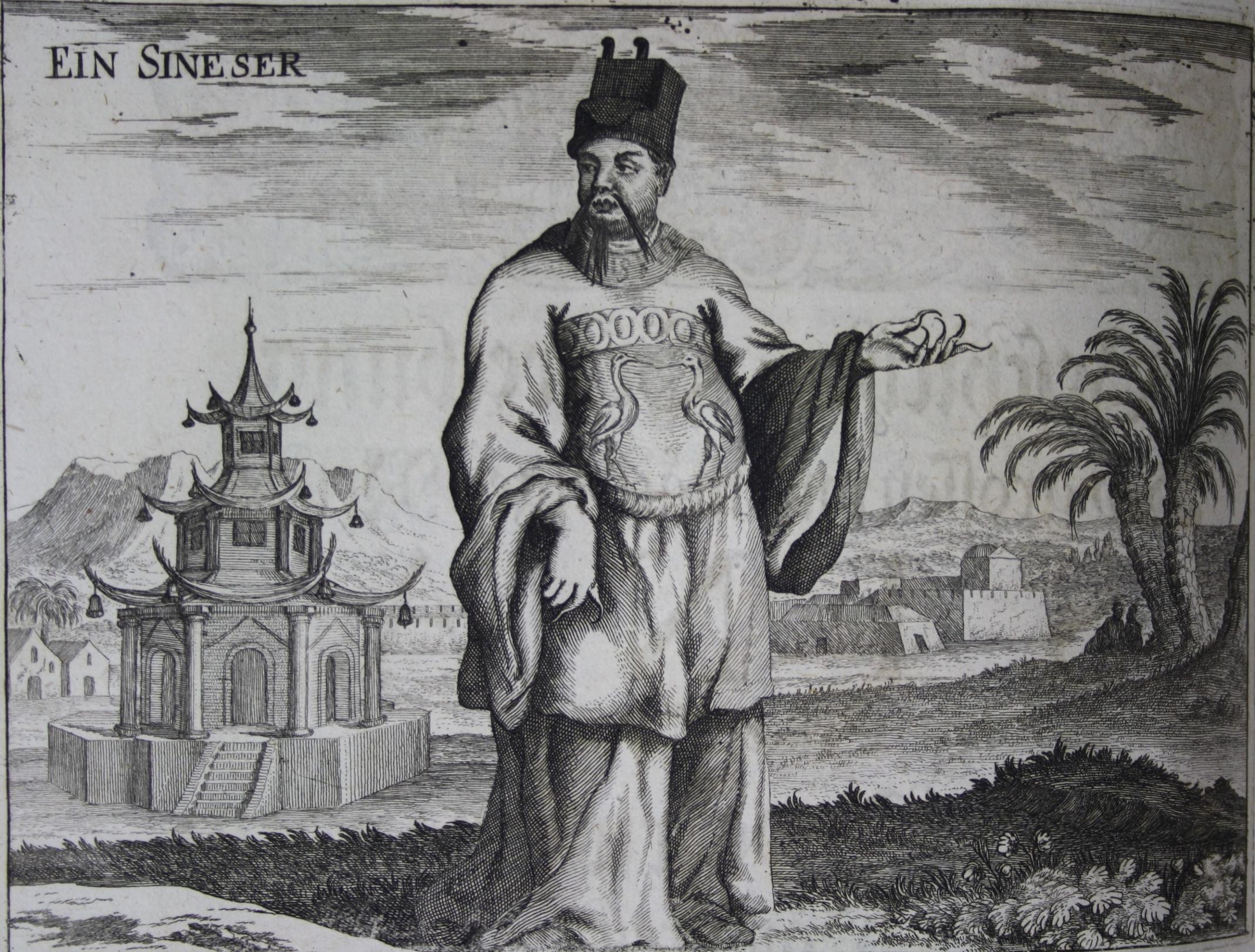 Chinese - Cornelius Hazart, Kirchengeschichte Wien 1678 (Martinus-Bibliothek Mainz, E/927,1)