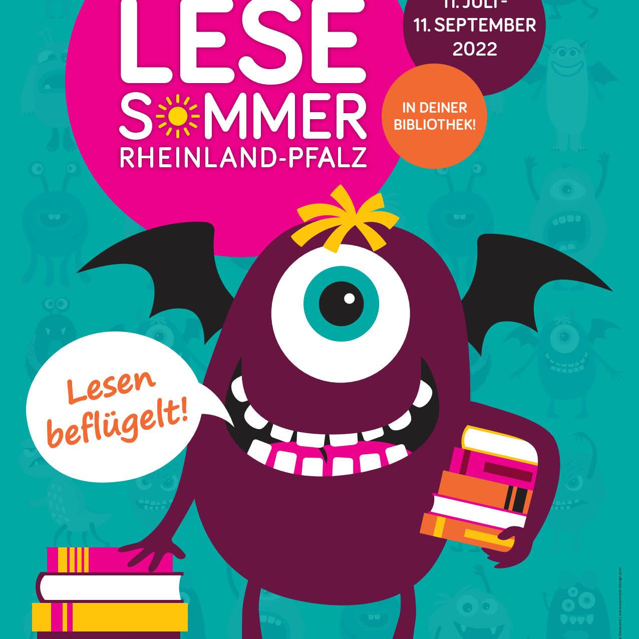 Plakat Lesesommer 2022