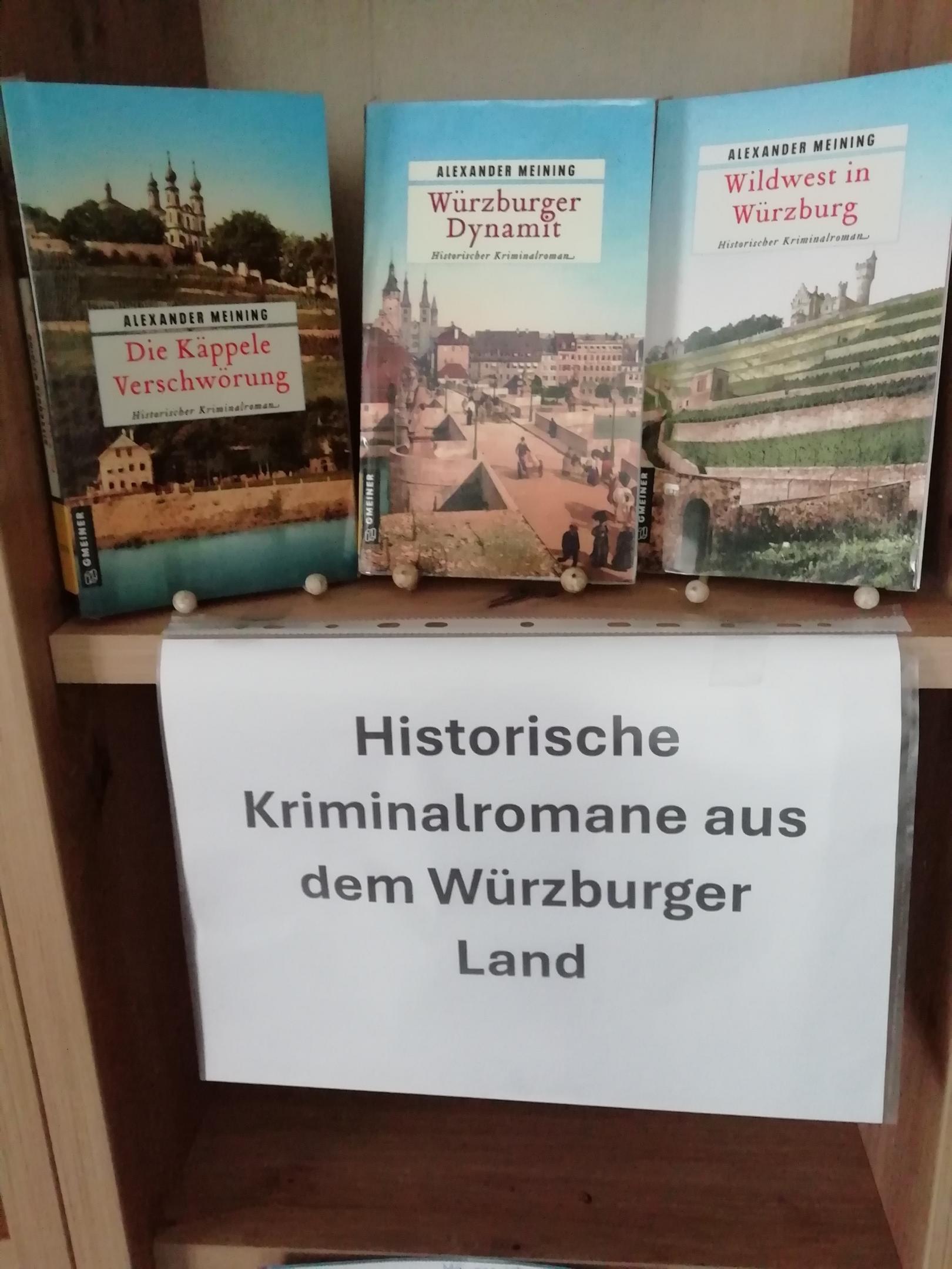 Historische Kriminalromane (c) Eigenes Bild