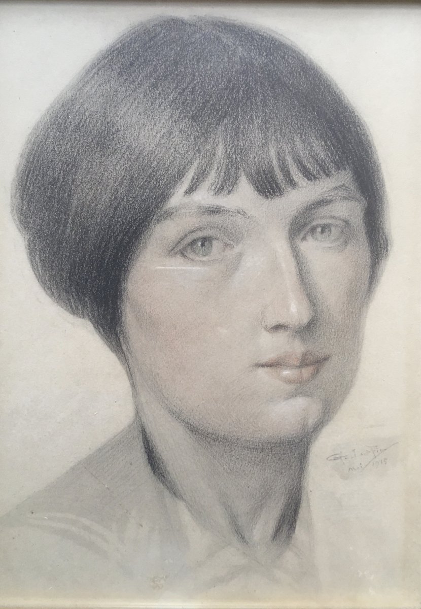 Young_Woman_-_G._Lafin_-_1915 (c) https://commons.wikimedia.org/wiki/File:Young_Woman_-_G._Lafin_-_1915.jpg