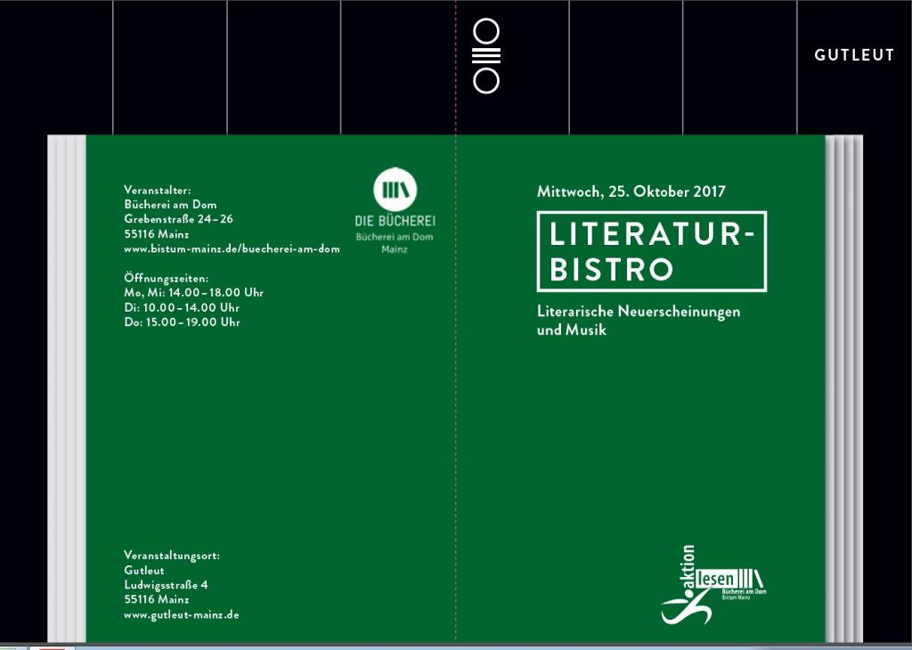Literaturbistro 2017 (c) Bücherei am Dom / Gutleut