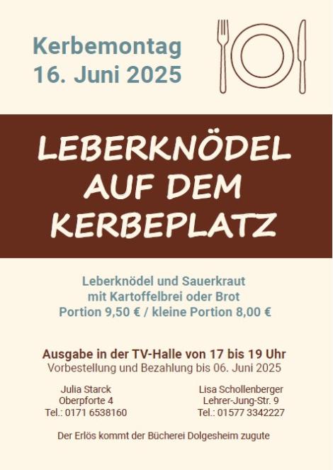 Leberknödelessen (c) Bücherei Dolgesheim