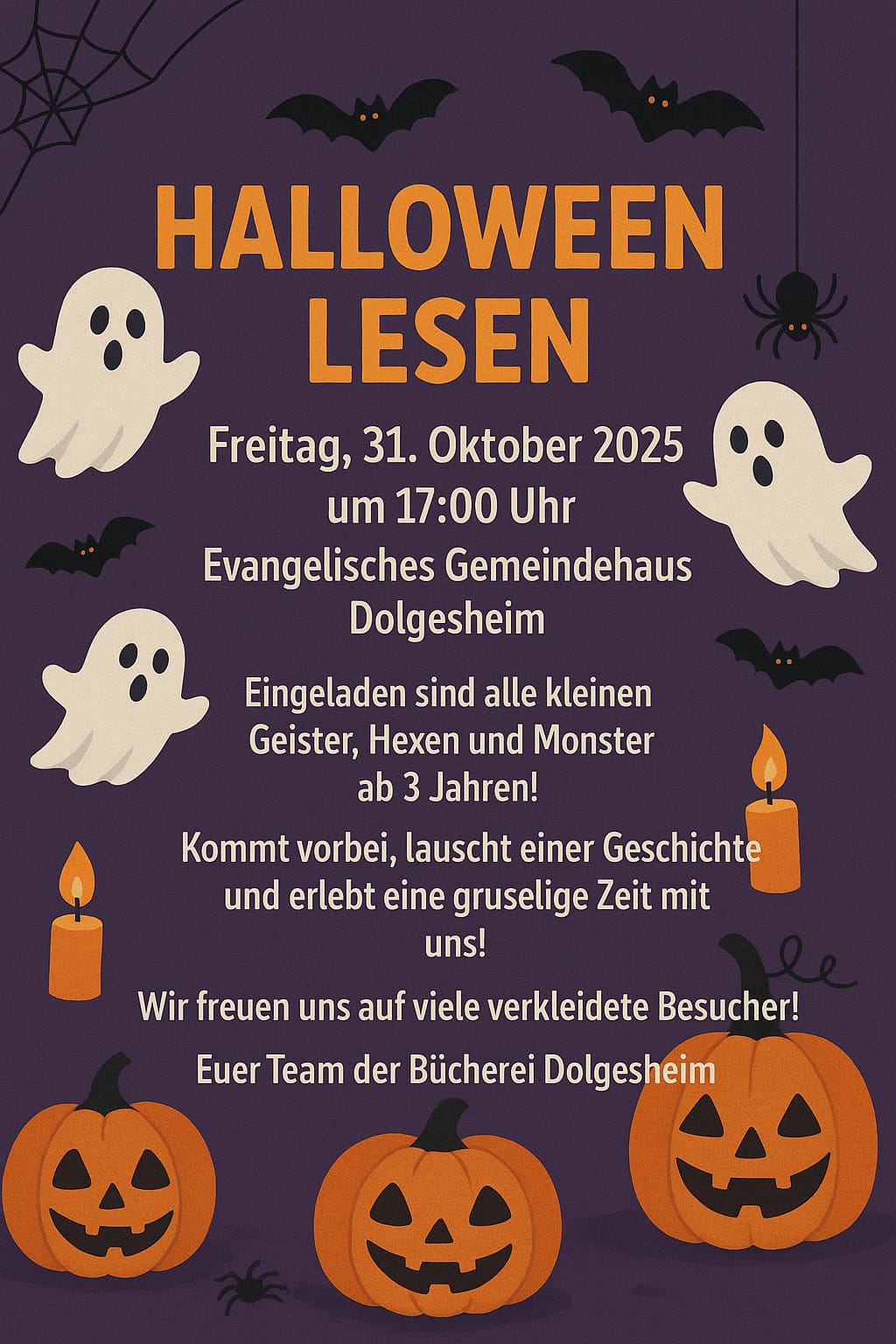 halloween (c) Bücherei Dolgesheim