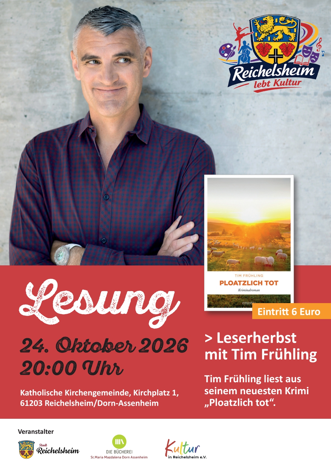 Lesung mit Tim Frühling (c) KÖB Dorn-Assenheim / Stadt Reichelsheim