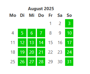 August 2025 (c) Bücherei Einhausen