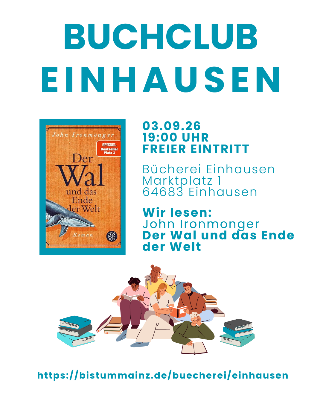 Buchclub 3. September 2026 (c) Bethke-Jehle