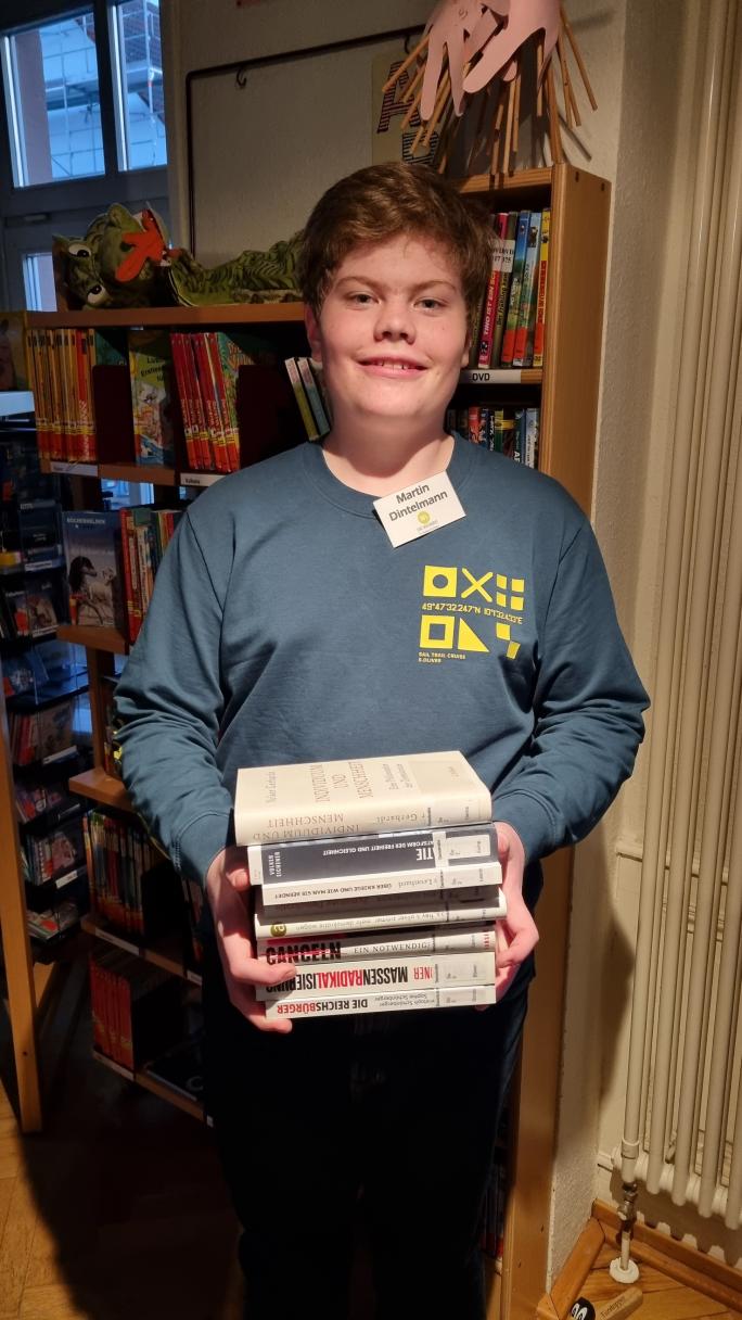Martin und die Bücher