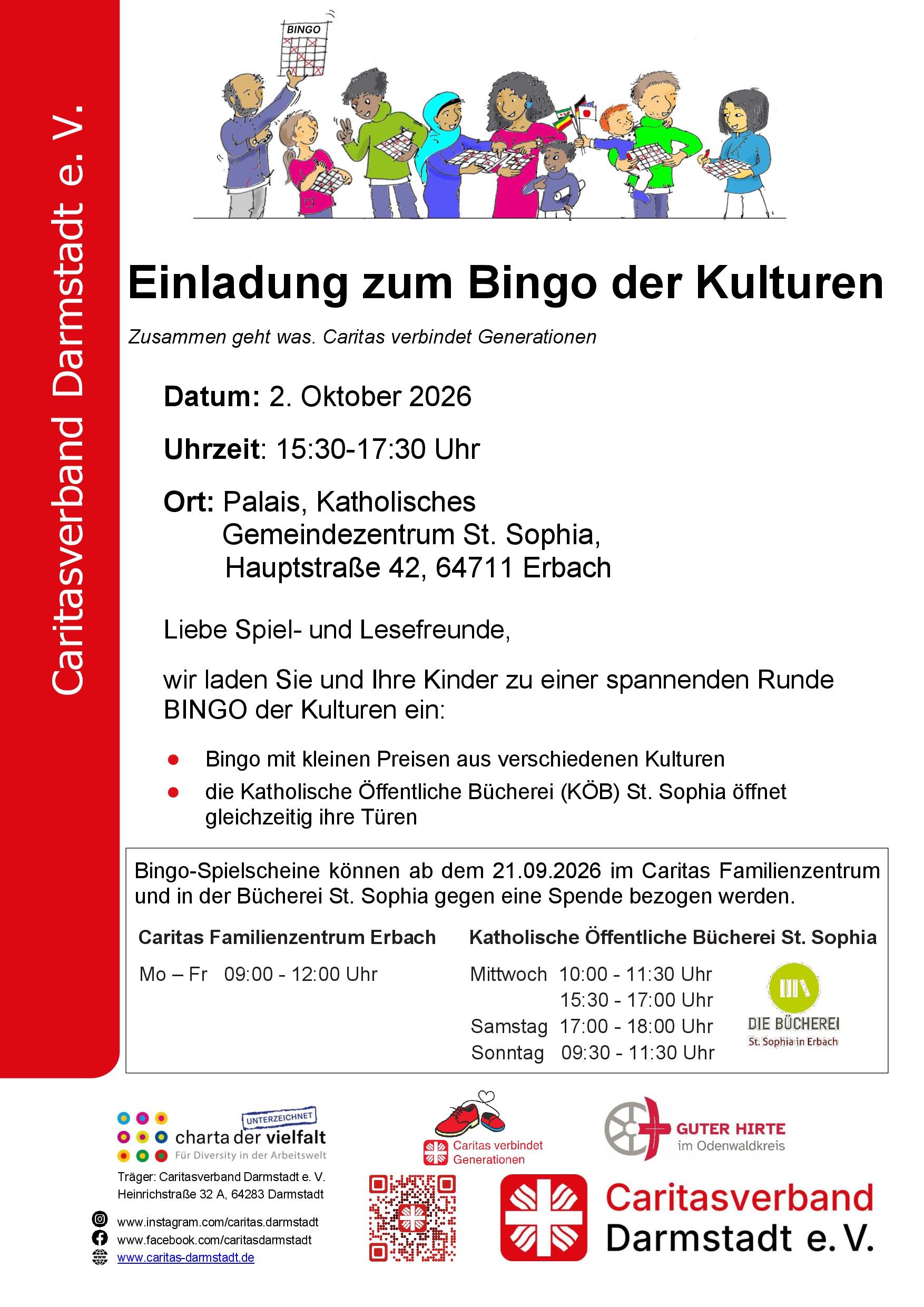 Bingo der Kulturen (c) Caritas Zentrum Erbach