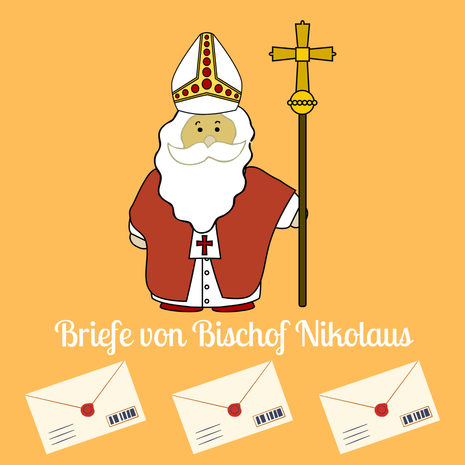 Bischof Nikolaus Briefe für alle (c) KJB Rheinhessen