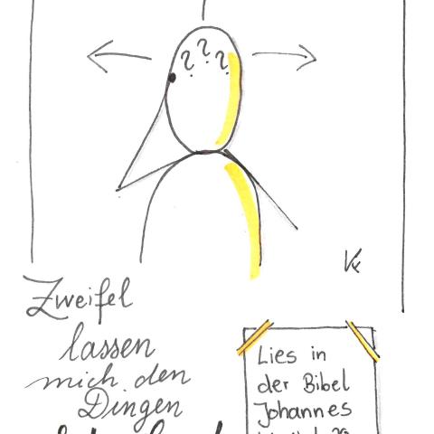 Zweifel lassen mich den Dingen auf den Grund gehen