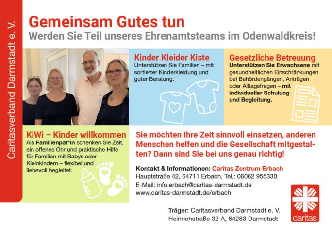 Postkarte mit unterschiedlichen Text- und Bildelementen