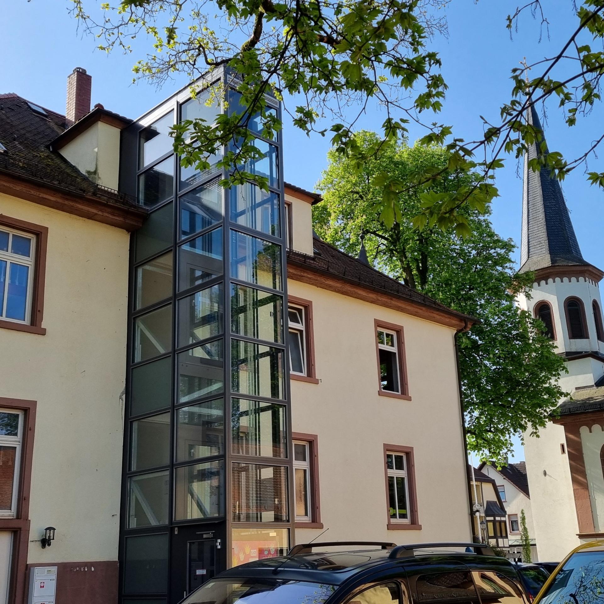 Rückseite des sog. 'Palais' in der Erbacher Hauptstrasse42