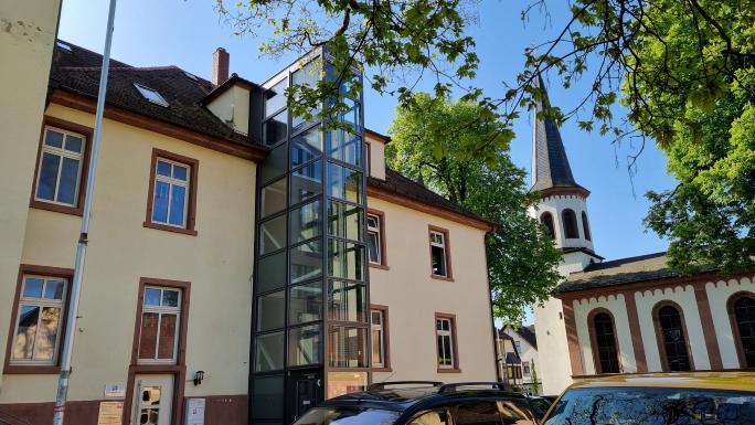 Rückseite des sog. 'Palais' in der Erbacher Hauptstrasse42