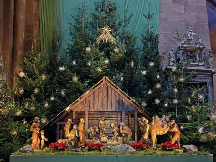 Weihnachtskrippe im Dom zu Mainz