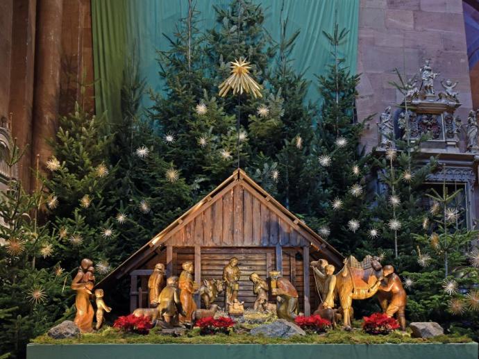 Weihnachtskrippe im Dom zu Mainz