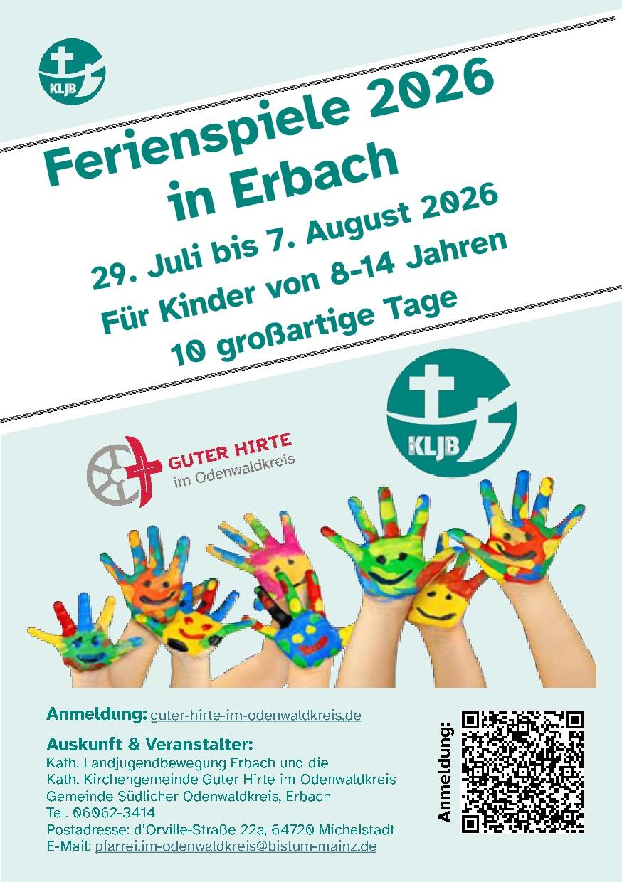 Ferienspiele 2026 (c) Pfarrei Guter Hirte im Odenwaldkreis