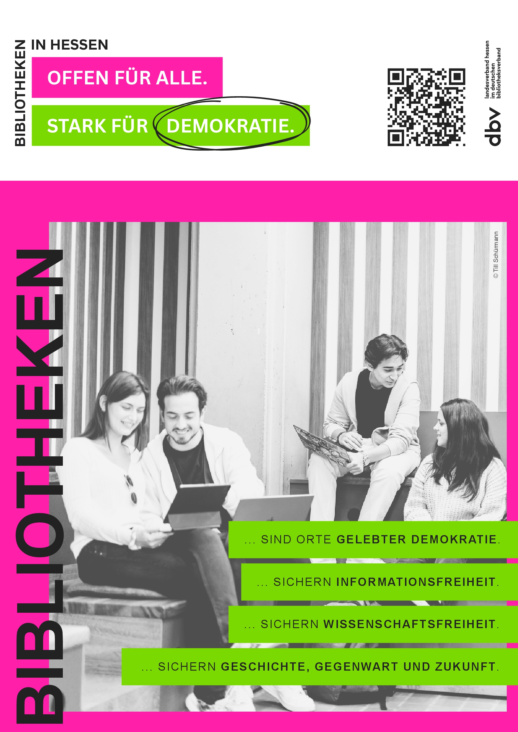 Das Aktionsplakat (c) Deutscher Bibliotheksverband LV Hessen