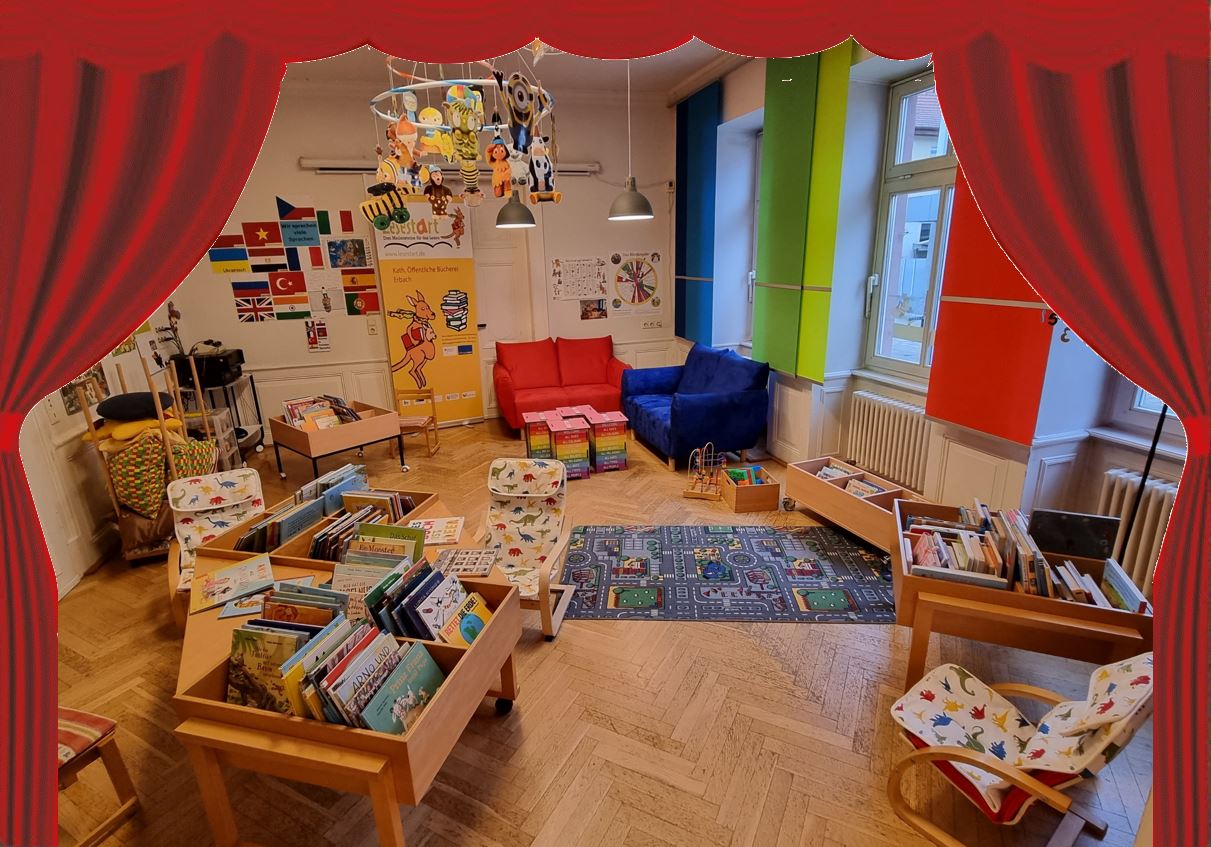 Im Bücherei-Kinderzimmer treffen sich regelmäßig 