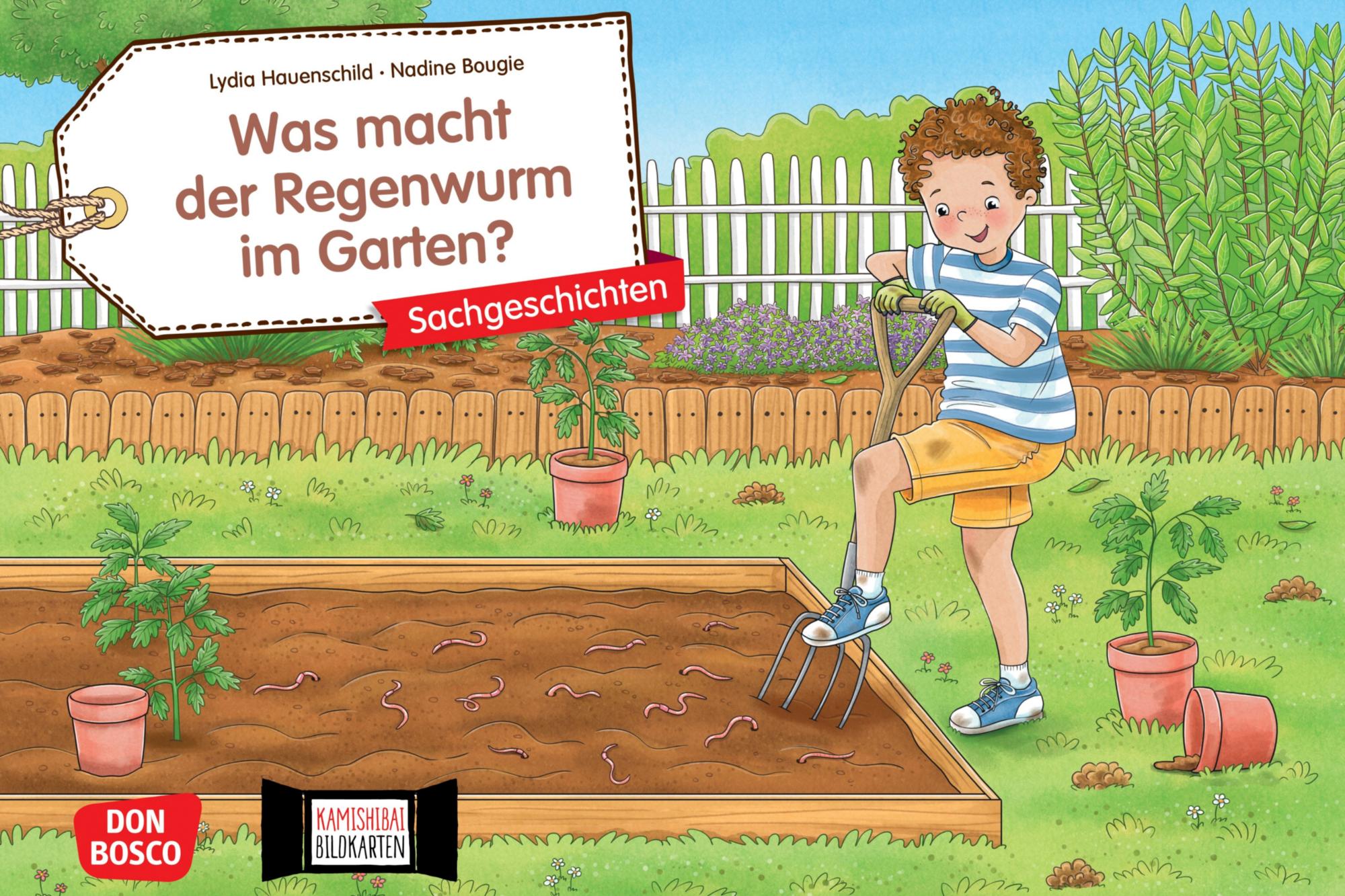 Was macht der Regenwurm im Garten?