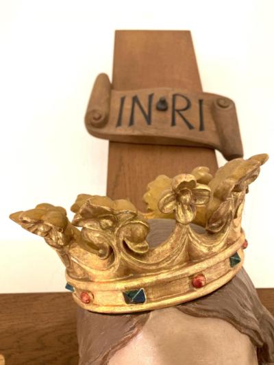 INRI-Inschrift am Kreuz